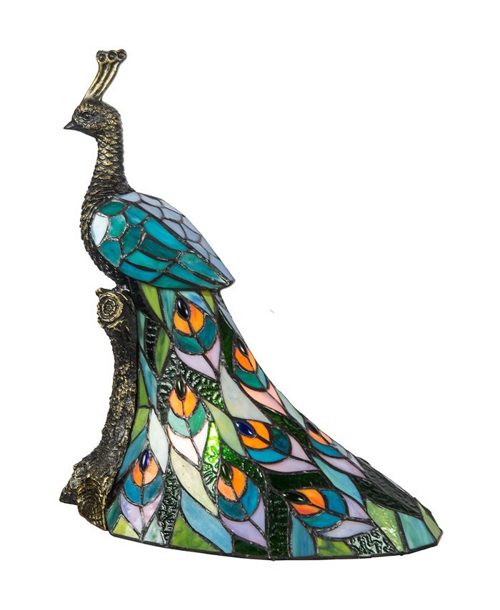 Dale Tiffany Galana Peacock Accent Lamp - Macy's