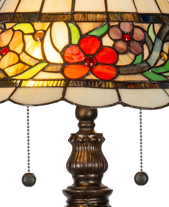 Dale Tiffany Seville Floral Table Lamp - Macy's