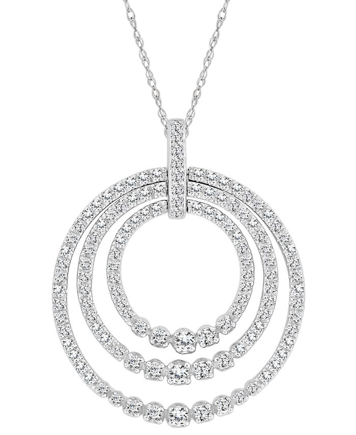 Macy s Diamond Triple Circle 18