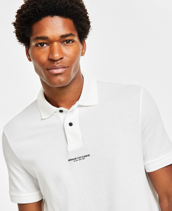 A|X Armani Exchange Men's 91 Short-Sleeve Polo Shirt - Macy's