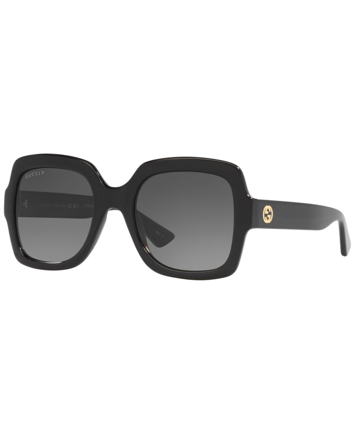 Женские солнцезащитные очки Gucci Polarized Sunglasses, GG1337S, цвет: Чёрный — фото 1