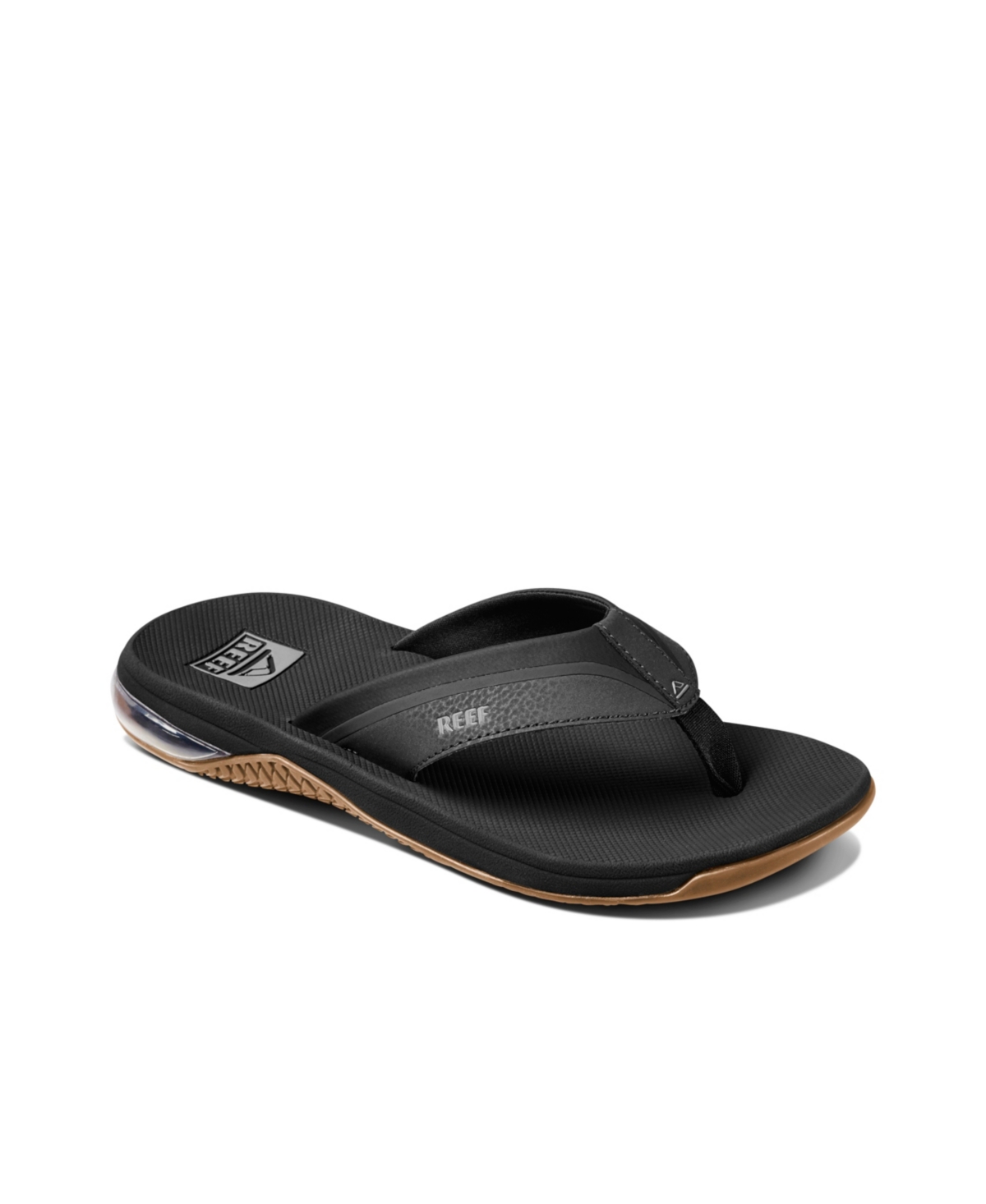 Men's Anchor Comfort Fit Sandals - Black, Silver