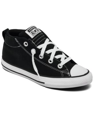 Macy's white converse best sale