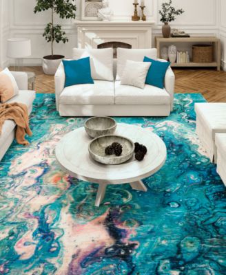 Kikiamo Washable KK4 8' x 10' Area Rug