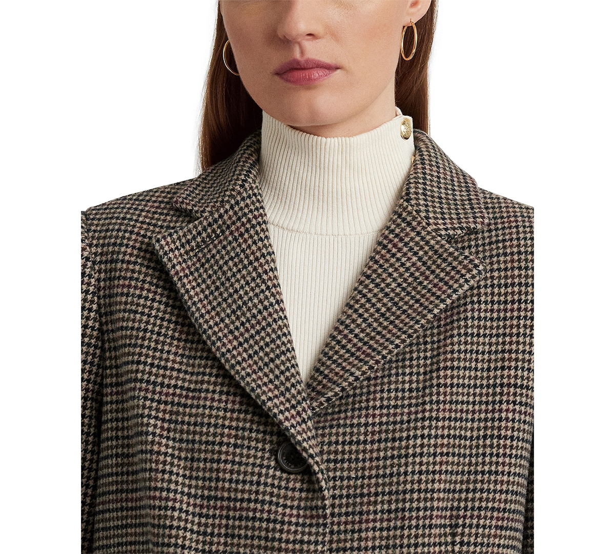 Lauren Ralph Lauren Petite Notched-Collar Walker Coat