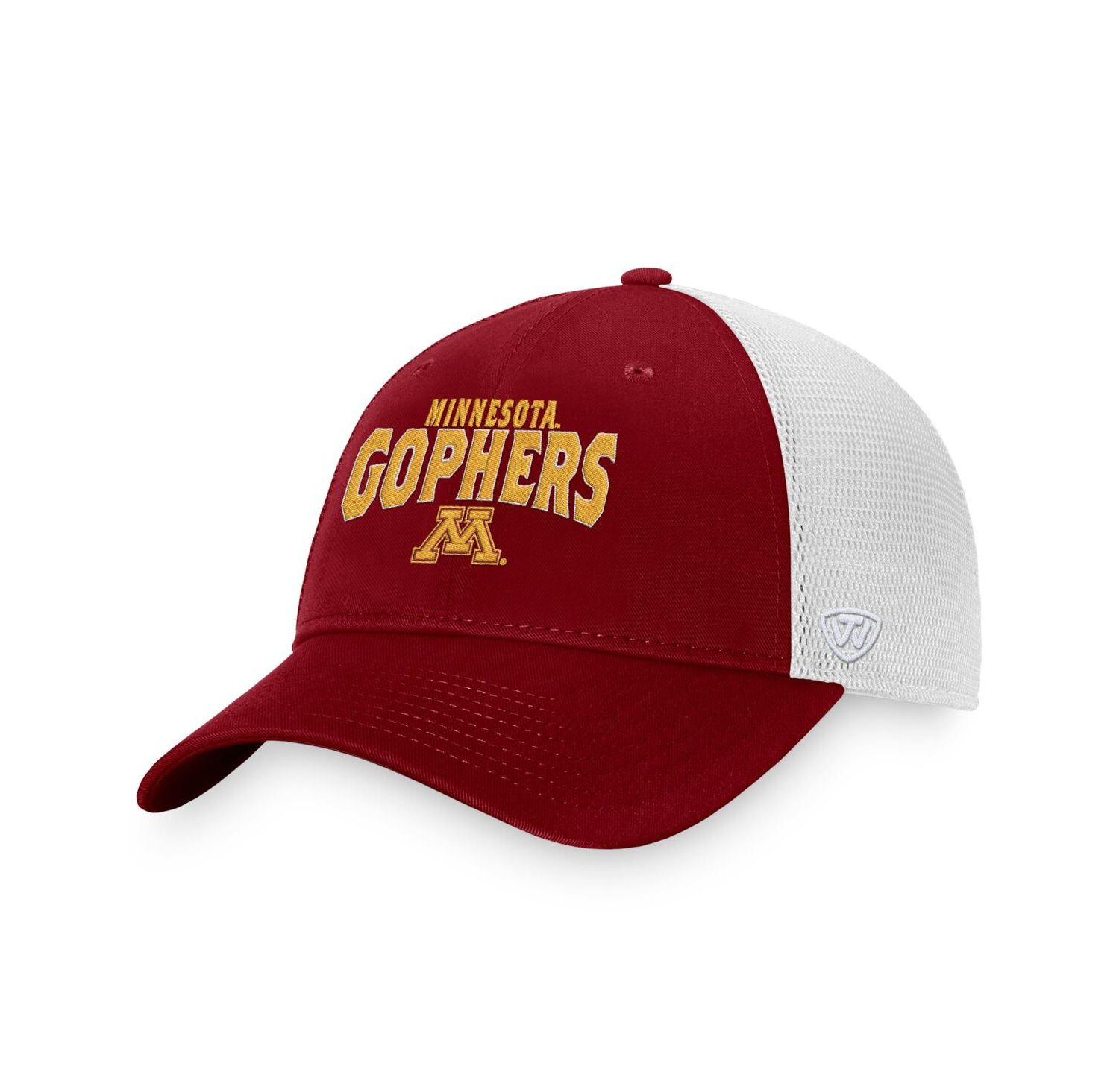Men's Maroon, White Minnesota Golden Gophers Breakout Trucker Snapback Hat