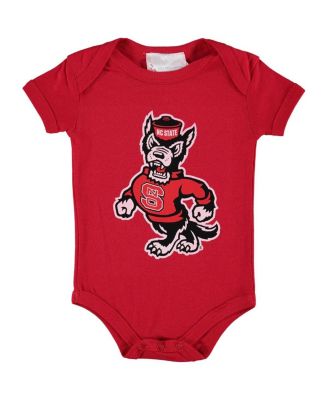 Infant Boys and Girls Red NC State Wolfpack Big Logo Bodysuit