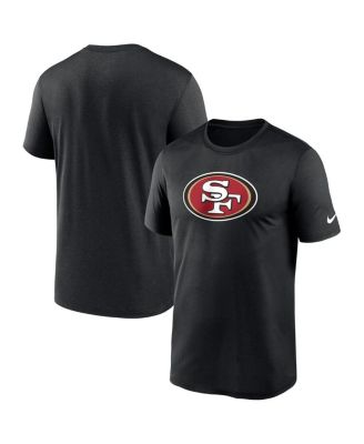 Men's Black San Francisco 49ers Legend Logo Performance T-shirt