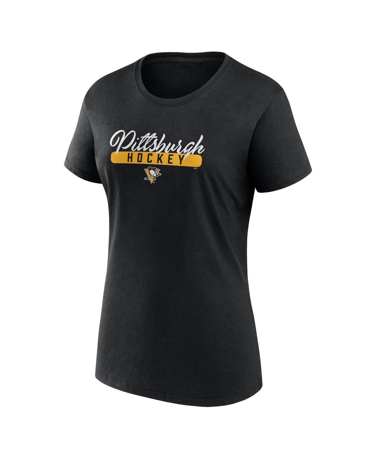 Women's Fanatics Gold Pittsburgh Penguins Two-Pack Fan T-shirt Set - Gold