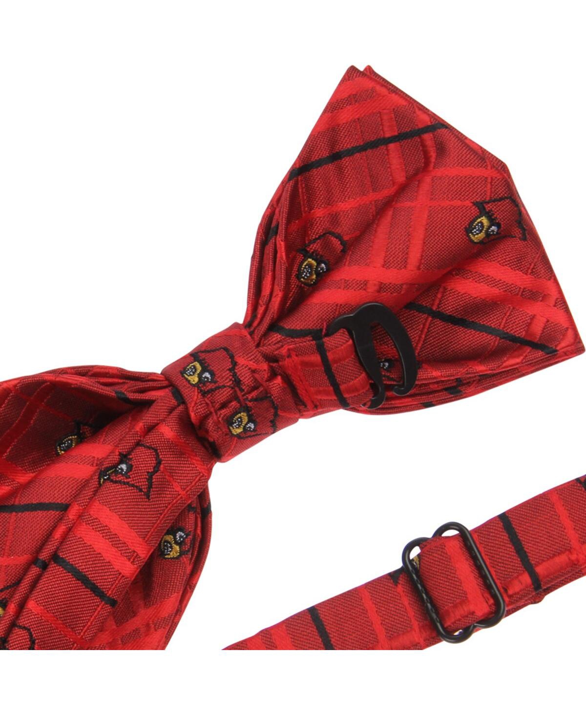 Shop Eagles Wings Men's Red Louisville Cardinals Oxford Bow Tie