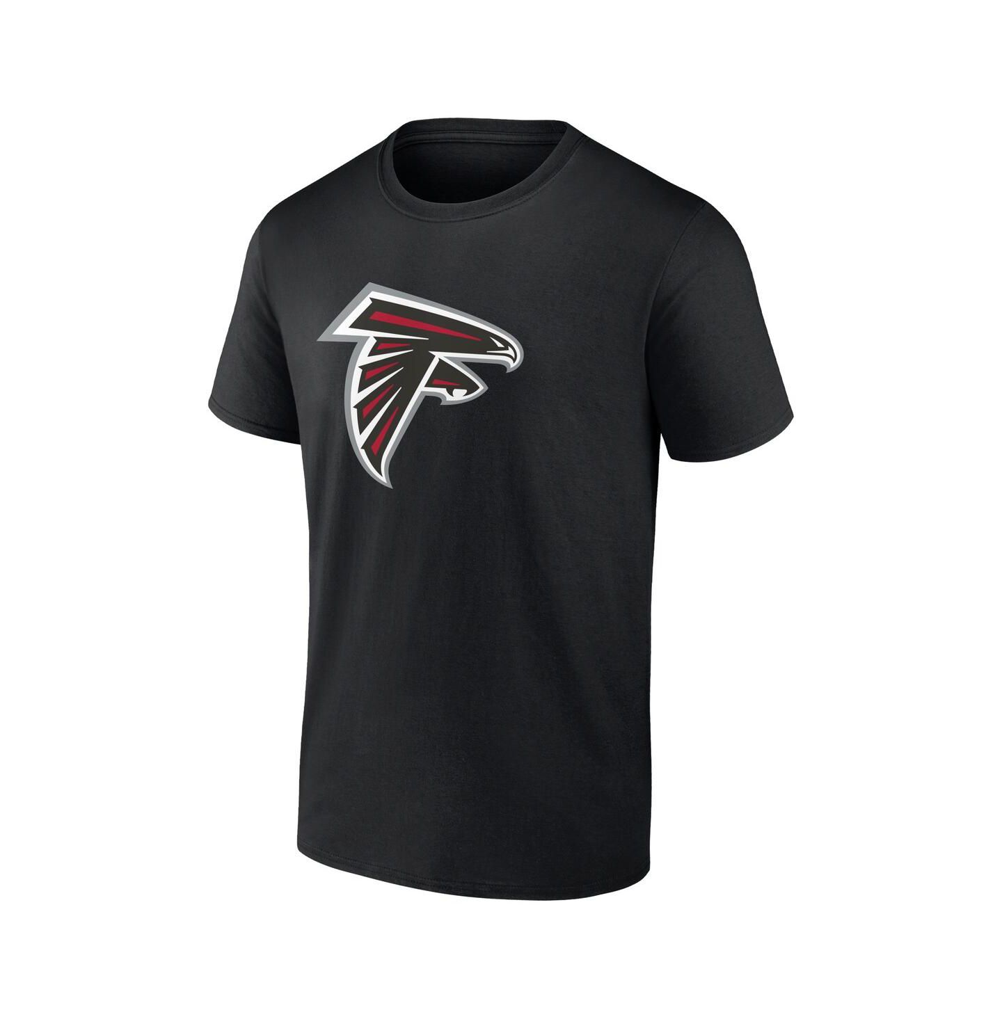 Мужская футболка Fanatics Bijan Robinson Black Atlanta Falcons Icon Name and Number — фото 3