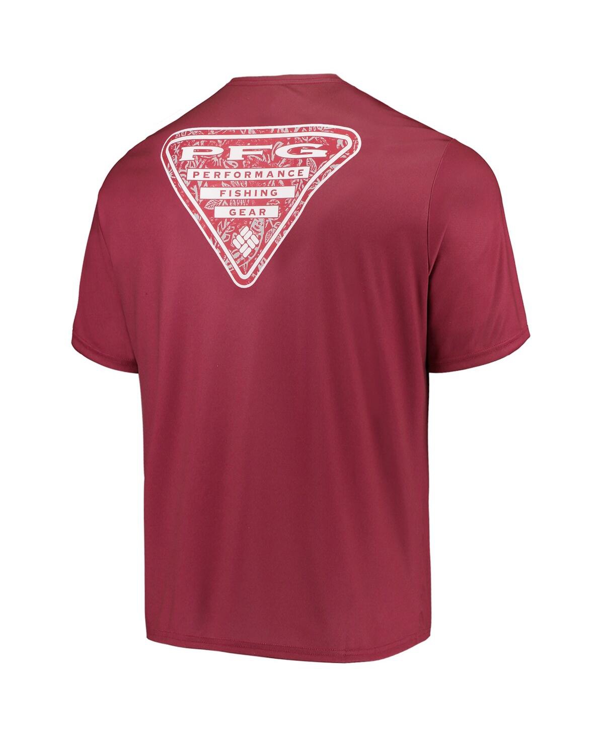 Shop Columbia Men's  Cardinal Arkansas Razorbacks Terminal Tackle Omni-shade T-shirt