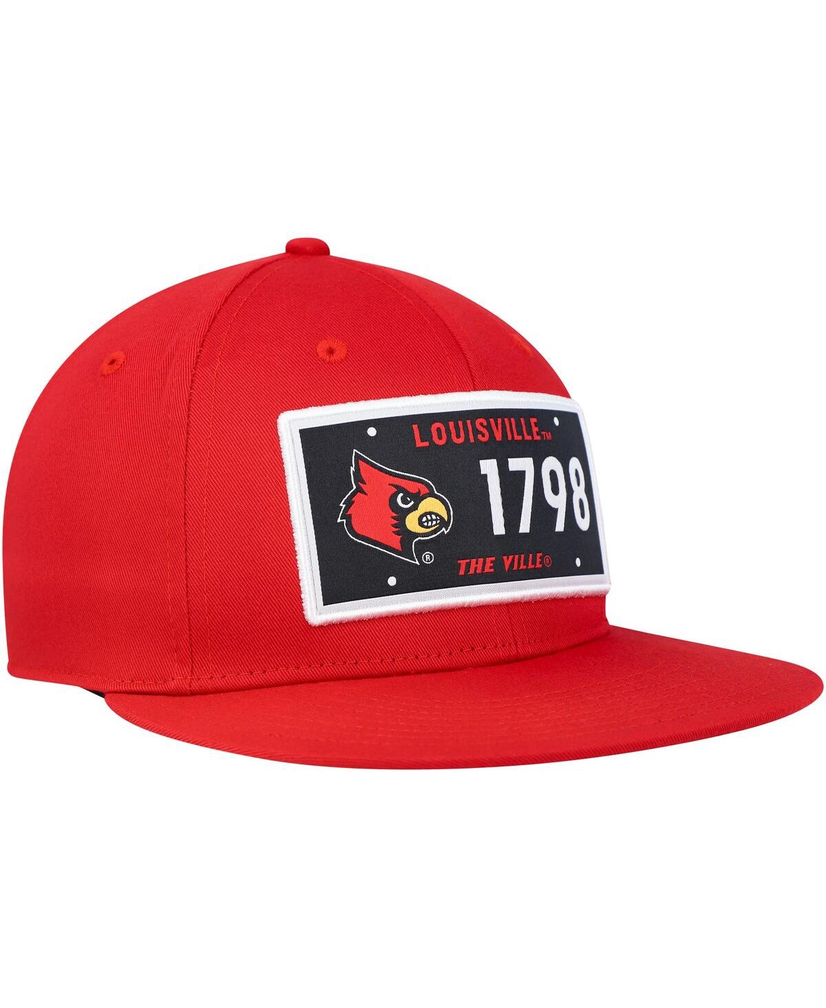 Shop Adidas Originals Men's Adidas Red Louisville Cardinals Established Snapback Hat