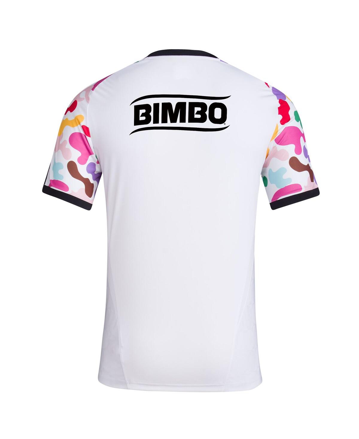 Men's adidasPhiladelphia Union 2023 Pride Pre-Match Top - White