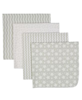 Jesse & Lulu Baby Boys Striped Blankets, 5 Piece Set