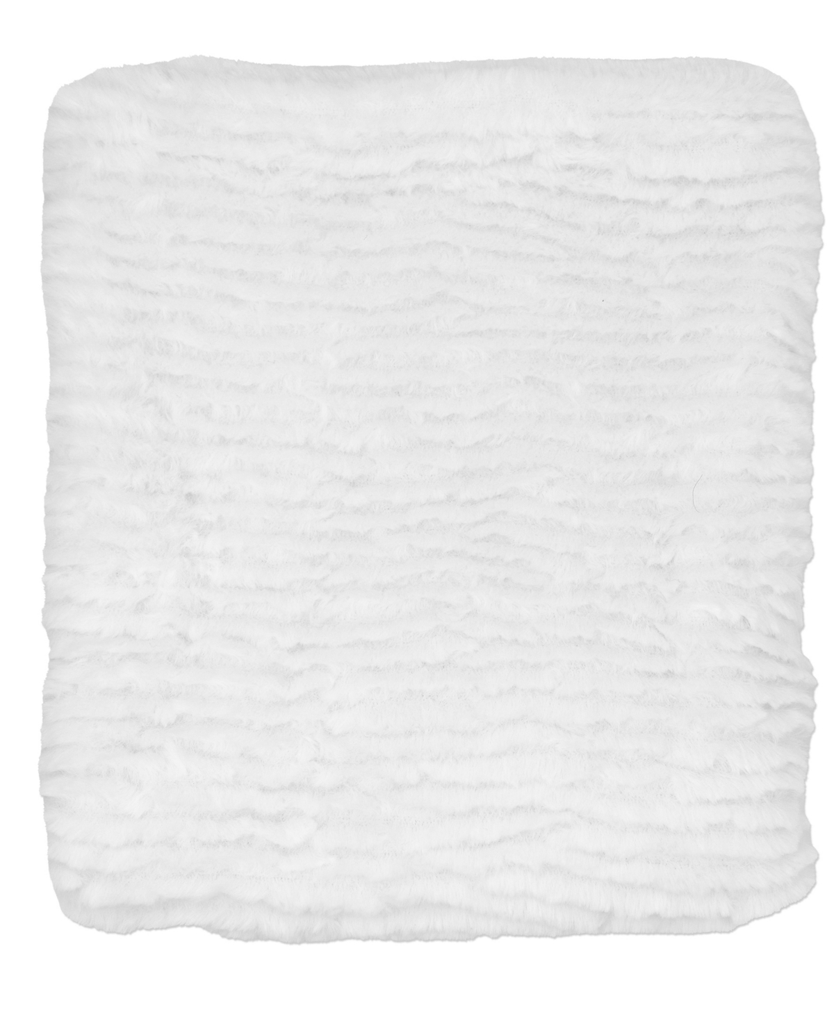 Jesse & Lulu Baby Boys or Baby Girls Ridged Plush Blanket, 3 Piece Set - White and Yellow