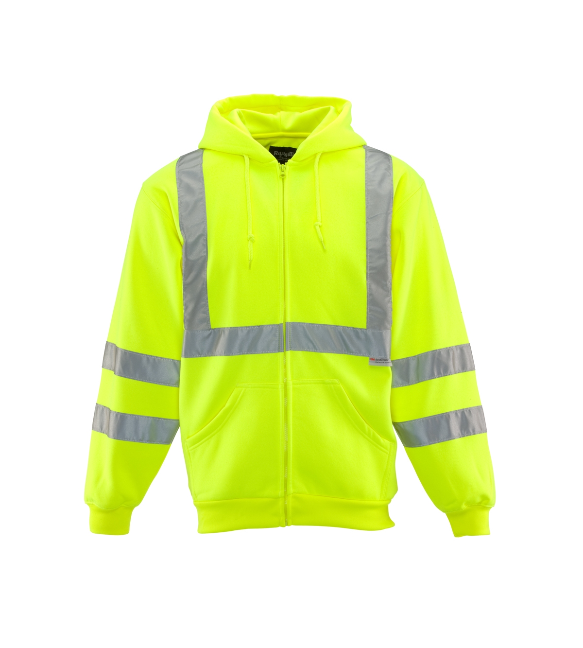 RefrigiWear Big & Tall Hi Vis Fleece Hooded Sweatshirt