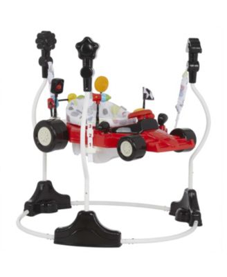 Baby Champ 2-In-1 Activity Center & Bouncer, Red