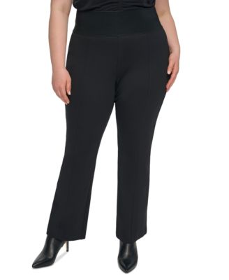 Calvin Klein - Plus Size High-Rise Pull-On Pants