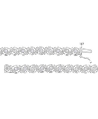 Diamond Swirl Tennis Bracelet (1/2 ct. t.w.) 