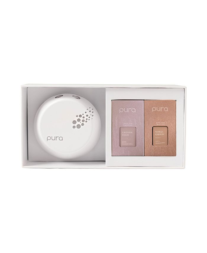 Pura Smart Home Fragrance Device Starter Set Scent Diffuser for Homes, Bedrooms & Living Rooms