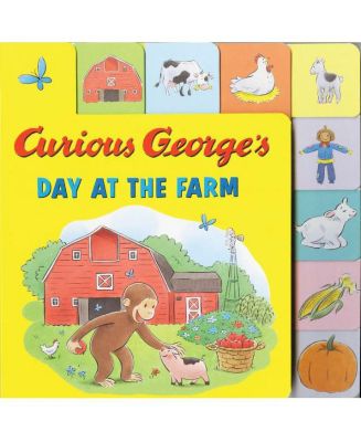Barnes & Noble Curious George's Day at the Farm Tabbed Lift-the-Flaps ...