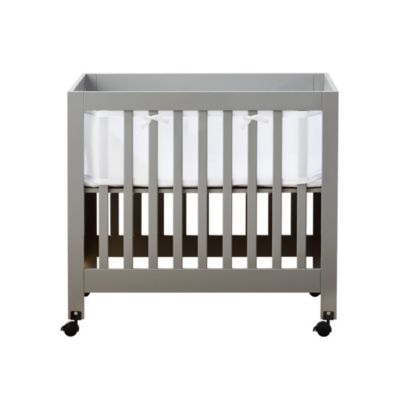 Halo Dream Inc Breathable Mesh Liner for Mini Cribs Classic 3mm Mesh Size 4M Covers 4 Sides Mini Cribs Only - White 40$
