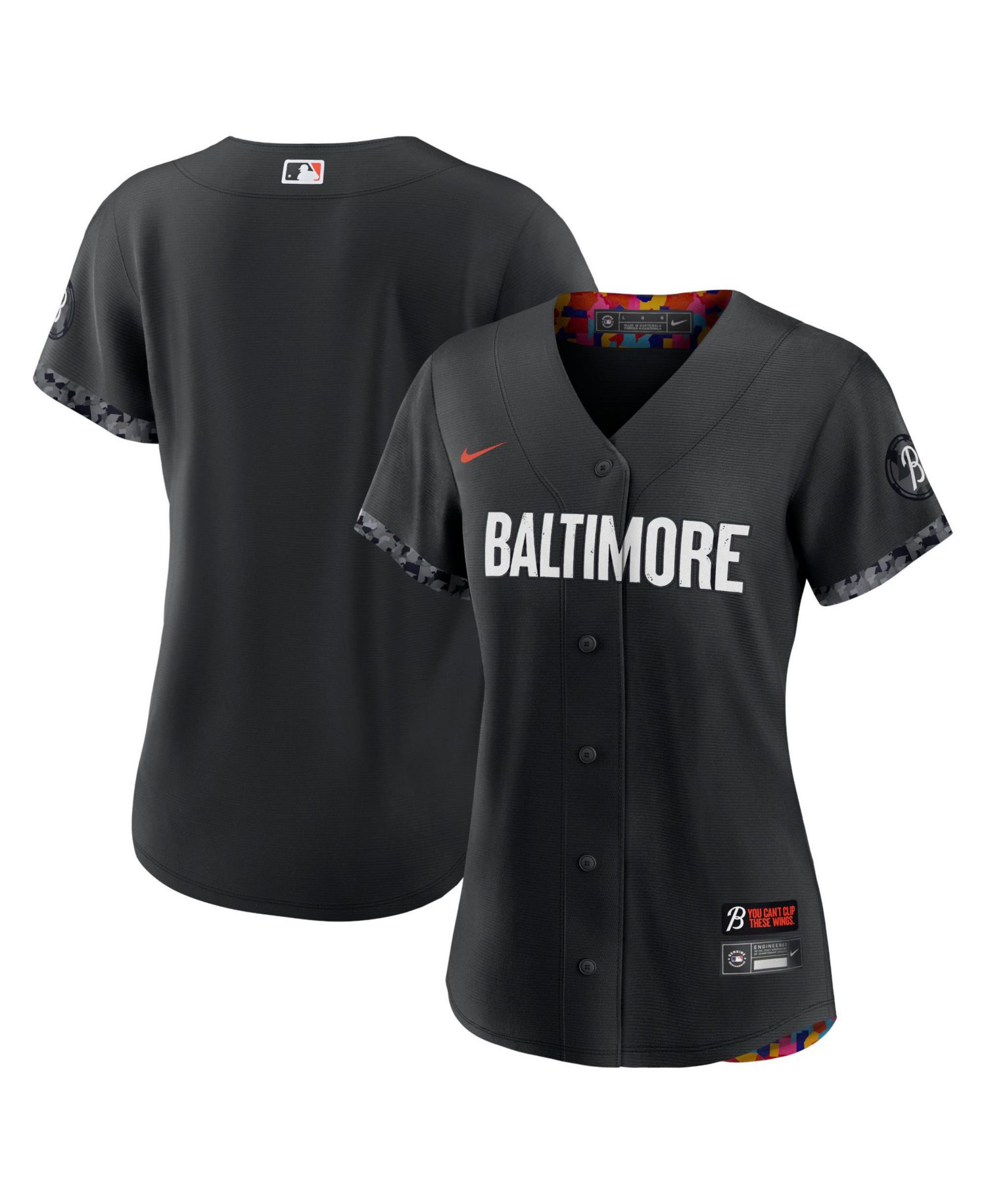 Women's Black Baltimore Orioles 2023 City Connect Replica Jersey