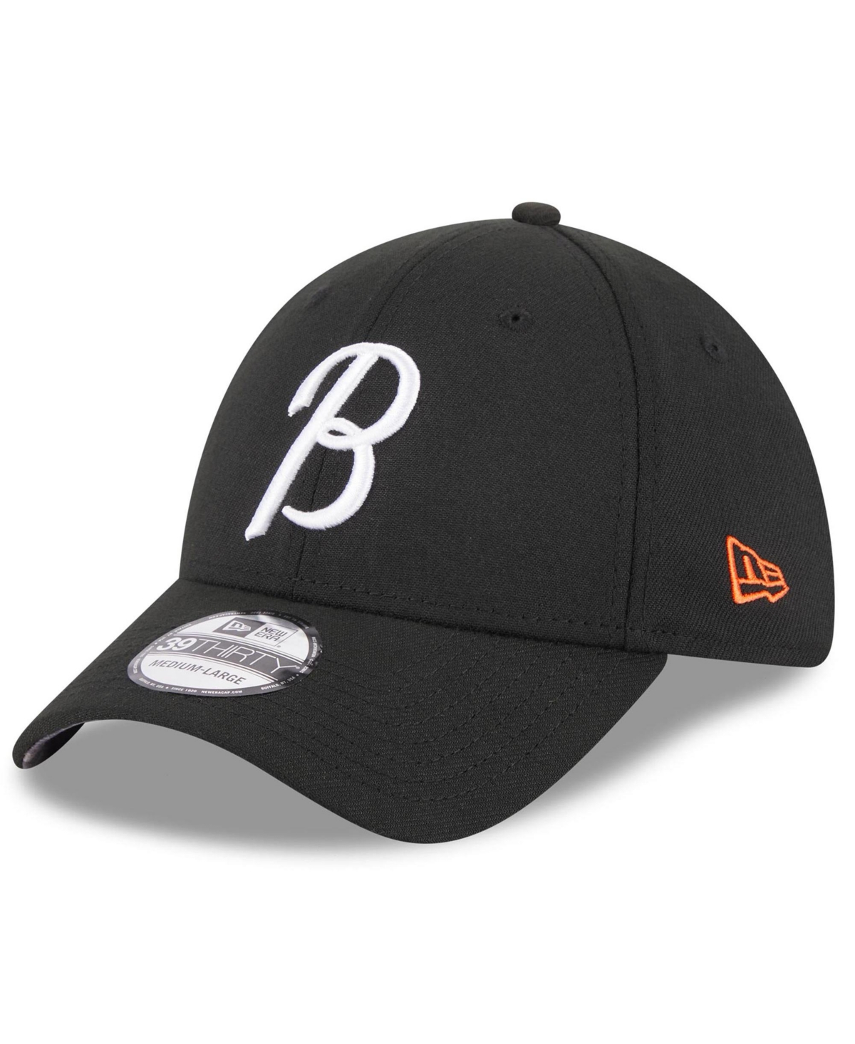Men's New Era Black Baltimore Orioles 2023 City Connect 39THIRTY Flex Fit Hat - Black