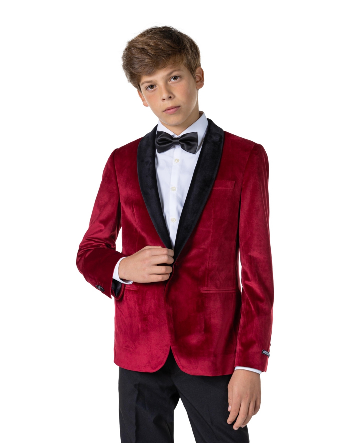 Shop Opposuits Big Boys Long Sleeves Dinner Jacket In Red