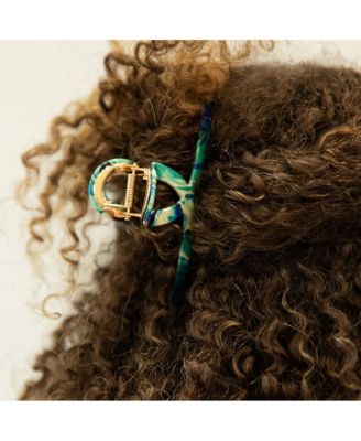 Looped Claw Clip - Teal