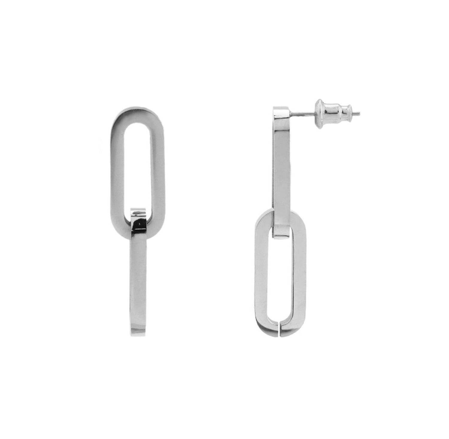 ROW Paper Clip Chain Link Earrings