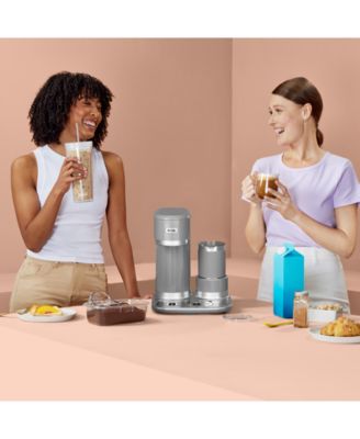 4-in-1 Single-Serve Latte Lux, Iced Hot Coffee Maker with Milk Frother