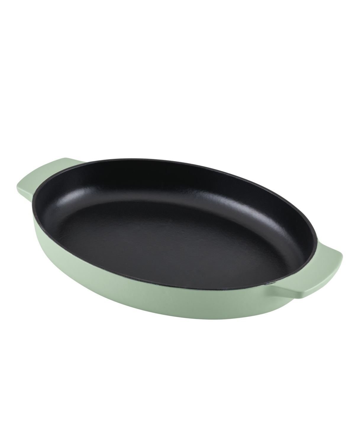 Kitchenaid Enameled Cast Iron 2.5 Quart Au Gratin Roasting Pan In Pistachio