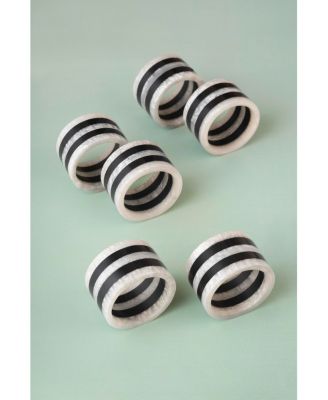 Panama Napkin Rings Set of 6