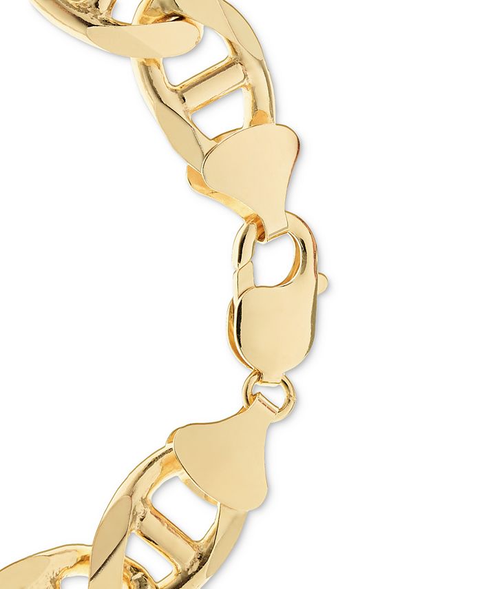 Macy's Men's Mariner Link Chain Bracelet (13.5mm) in 14k GoldPlated
