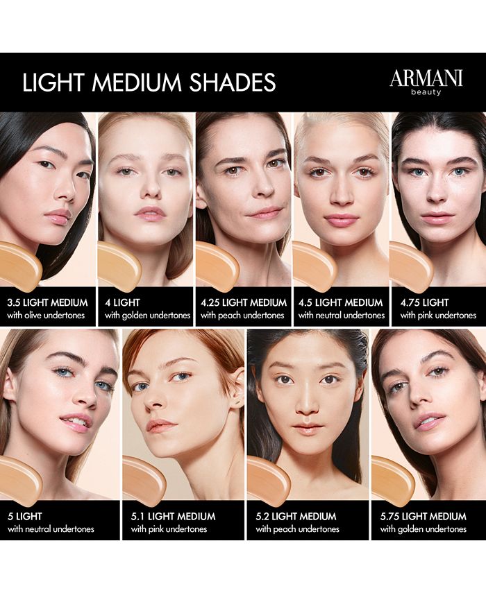 Armani Luminous Silk Foundation Undertones