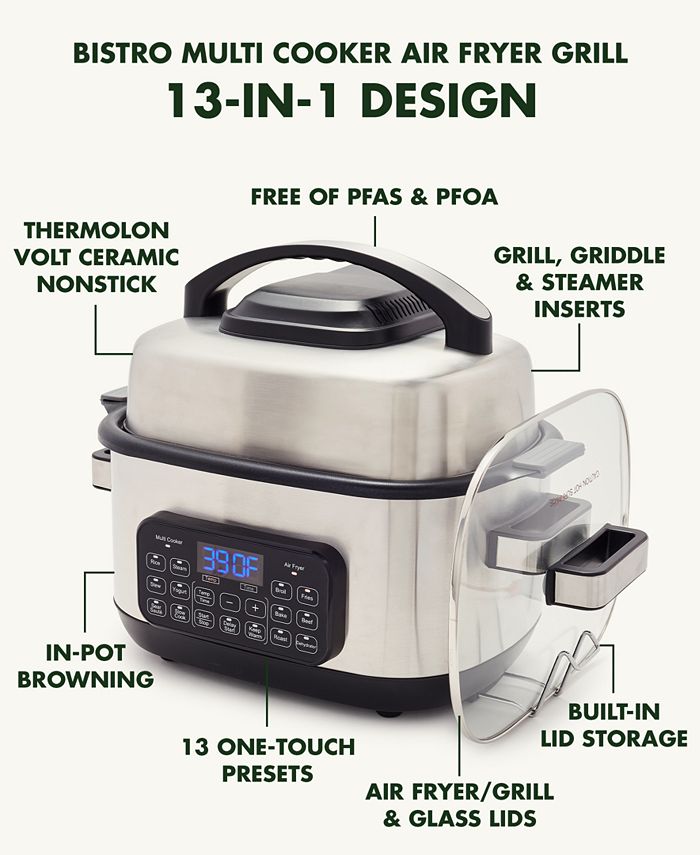 GreenPan Bistro 13in1 MultiCooker Air Fryer Grill Macy's