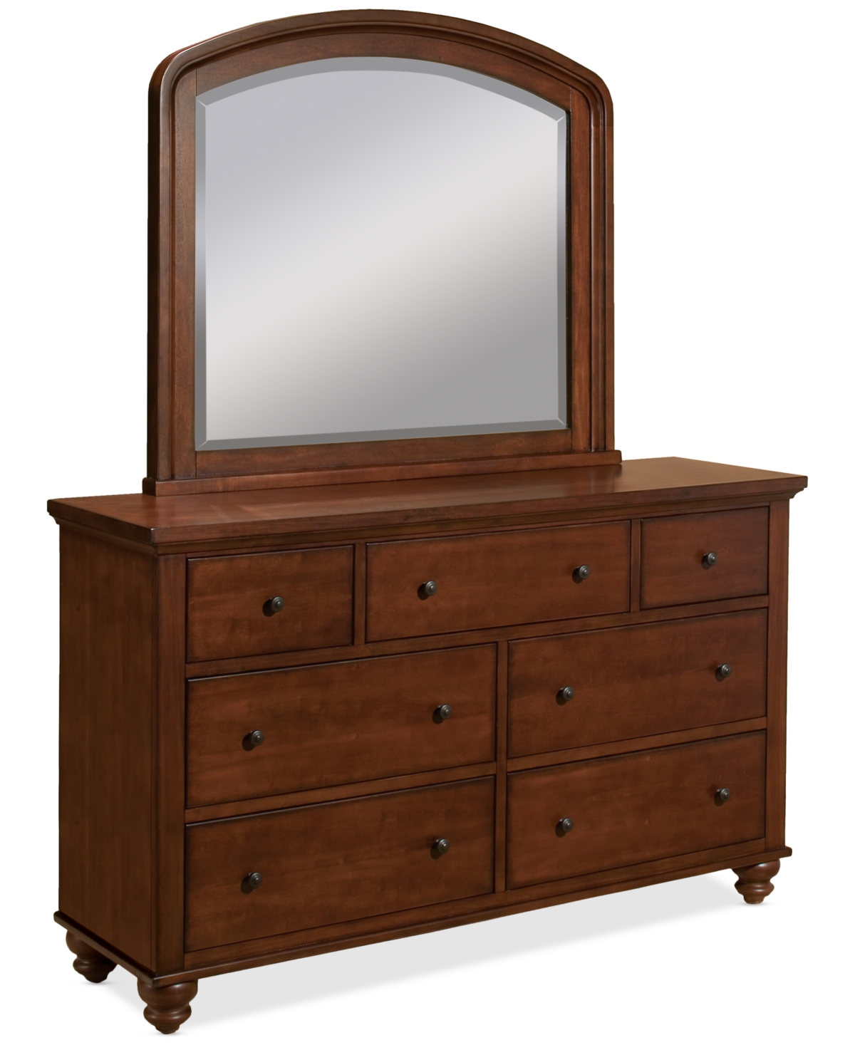 Macy's Closeout! Cambridge Brown Double Dresser Mirror In Brown