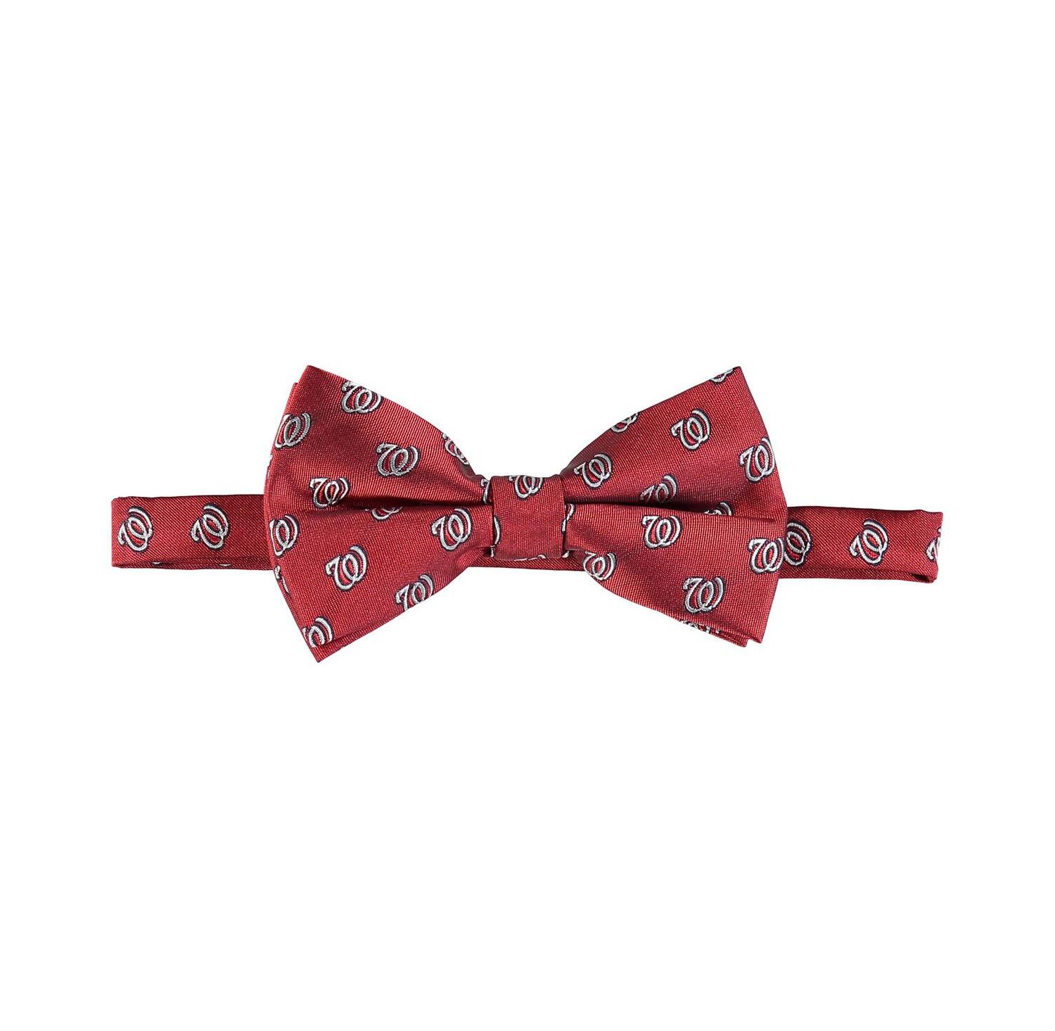 Men's Red Washington Nationals Repeat Bow Tie