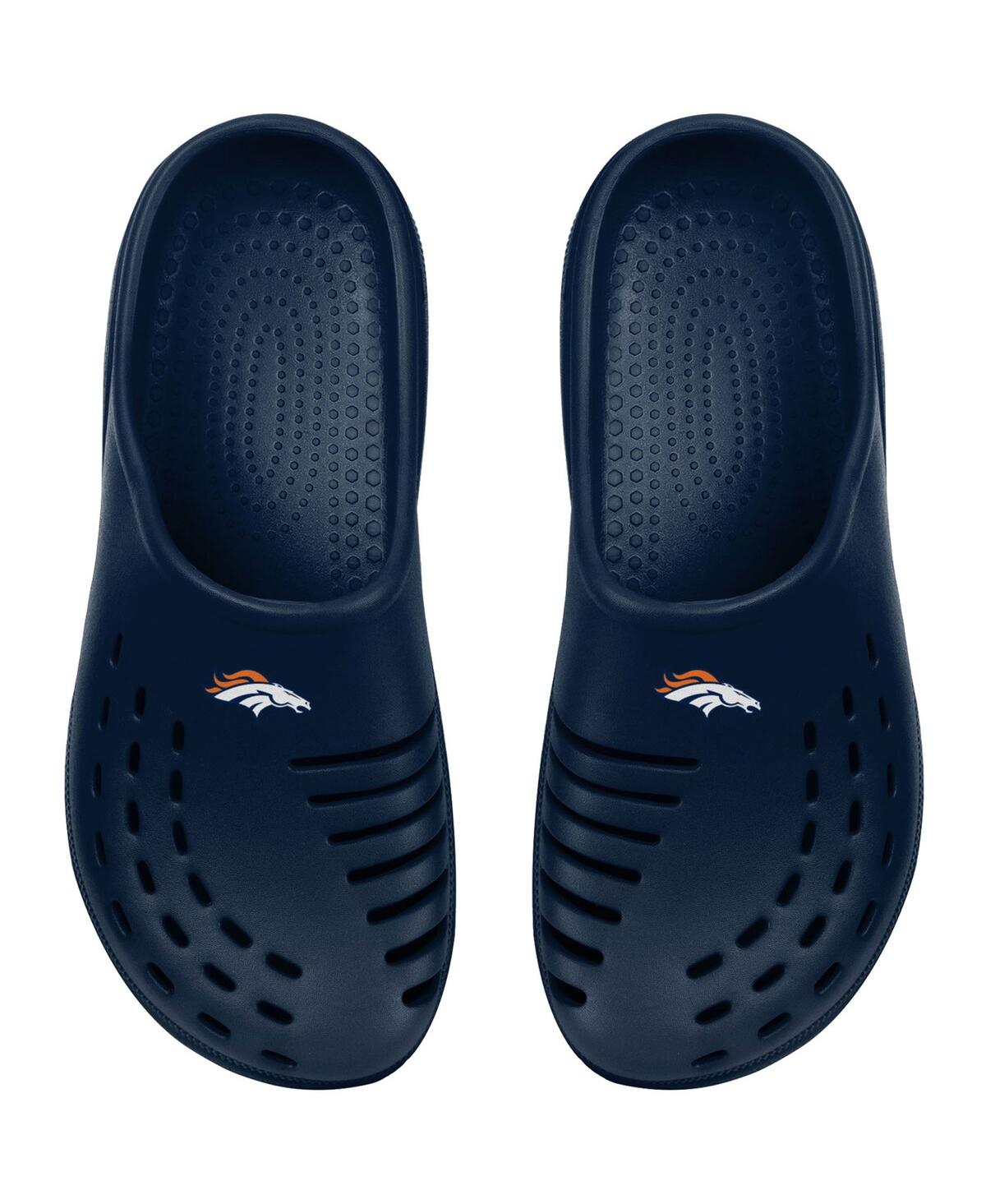 Foco Kids' Youth Boys And Girls  Navy Denver Broncos Sunny Day Clogs
