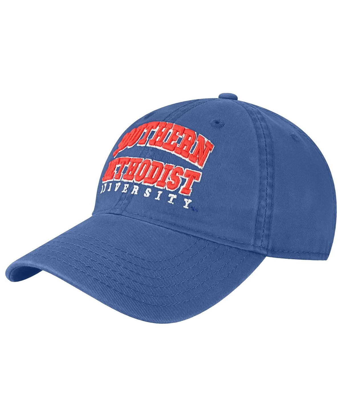 Legacy Athletic Men's  Royal Smu Mustangs The Noble Arch Adjustable Hat