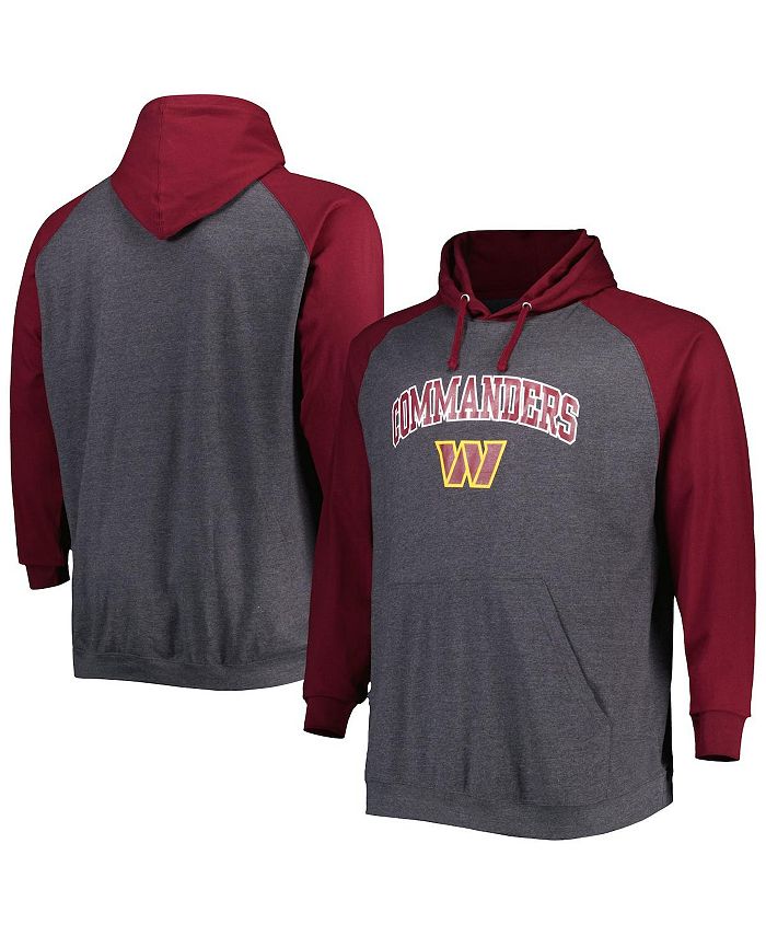 Fanatics Men's Burgundy, Heathered Charcoal Washington Football Team