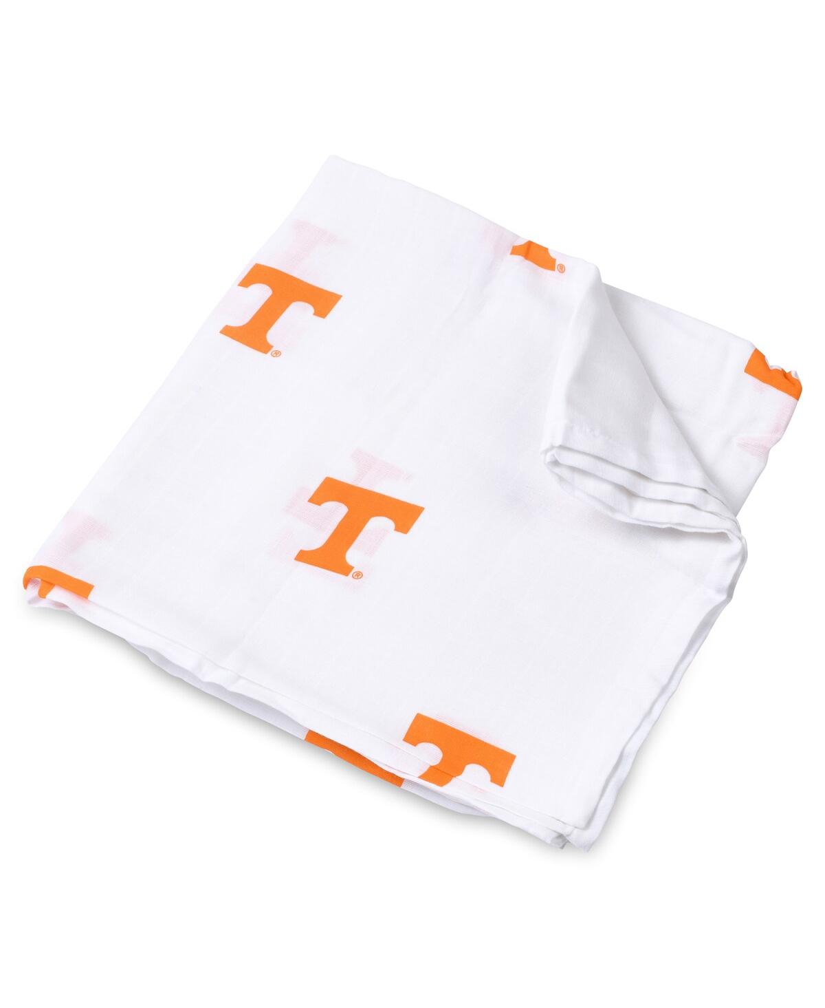 Three Little Anchors Infant White Tennessee Volunteers 47'' X 47'' Muslin Swaddle Blanket