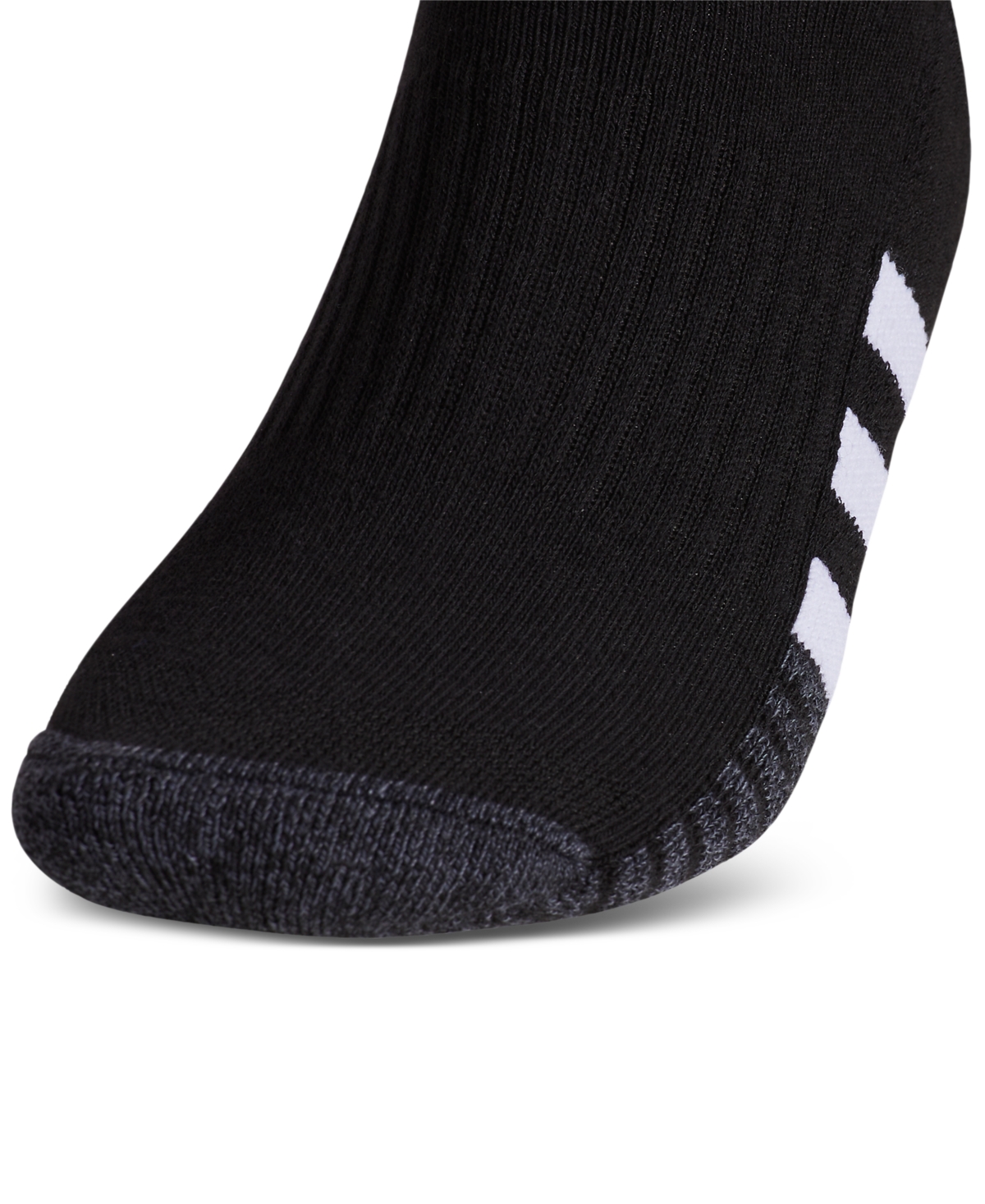 Shop Adidas Originals Men's 3-pk. Cushioned No-show Logo Socks In Black