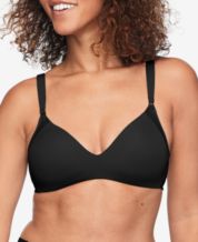Hfyihgf On Clearance Push Up Shaping Everyday Bras for Women Wireless  Unpadded Comfort Full Cup Minmizer Wire-Free Bra(Black,S)
