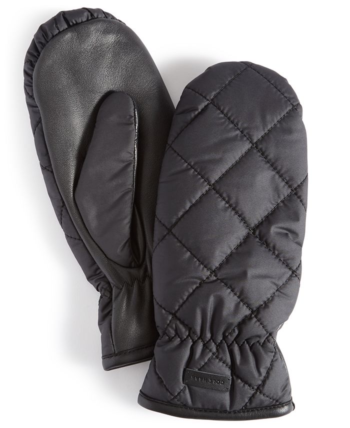 Cole Haan Women's FauxFurLined Quilted Puffer Mittens Macy's