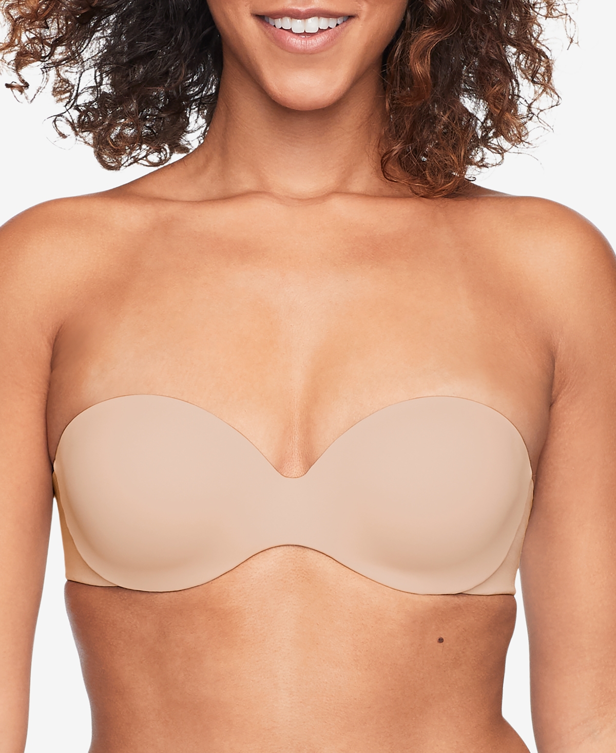 Warners This Is Not A Bra Cushioned Underwire Lightly Lined Convertible Strapless Bra RG7791A - Toasted Almond (Nude )