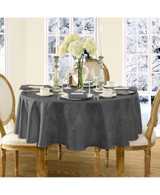 Barcelona Damask Oval Tablecloth, 60" x 84" 