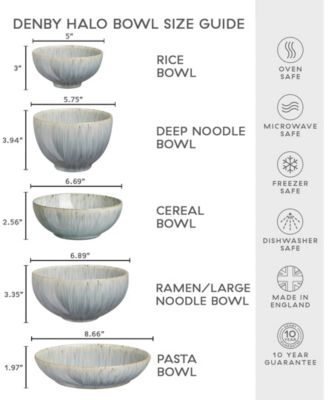 Halo Speckle Pasta Bowls, Set of 4